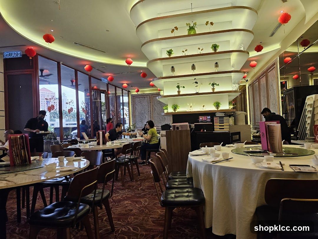 Restaurant Interior with Dining Tables