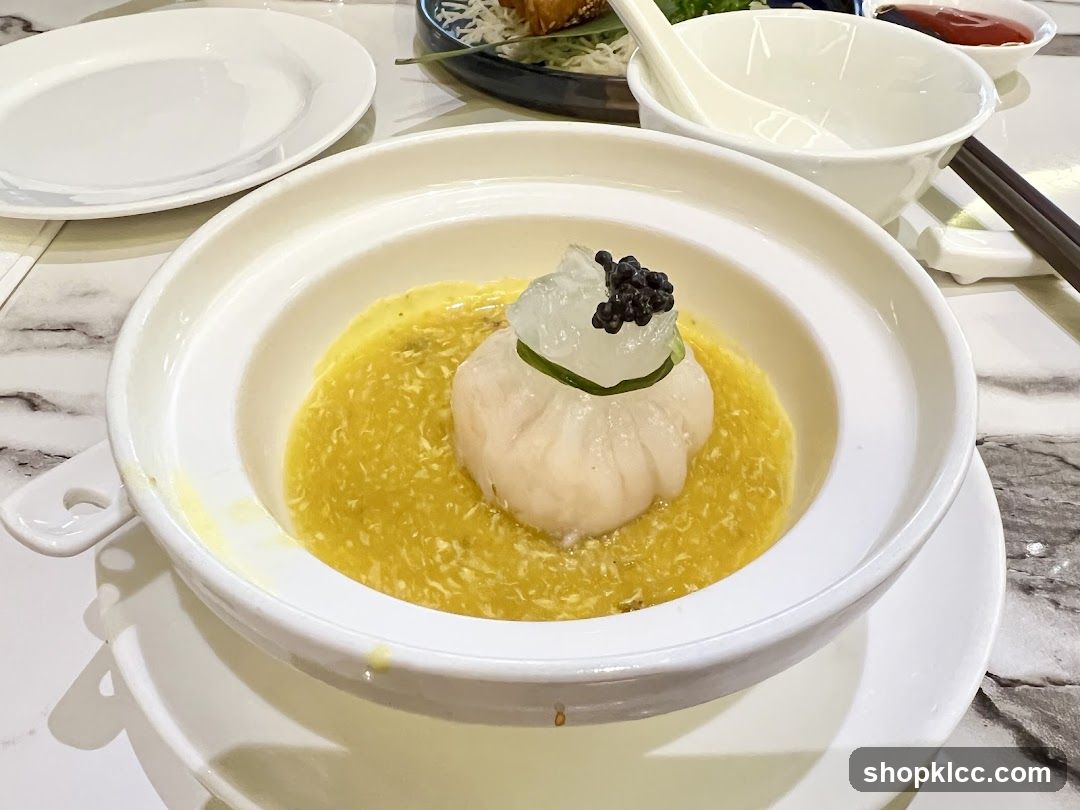 Scallop Dish with Caviar
