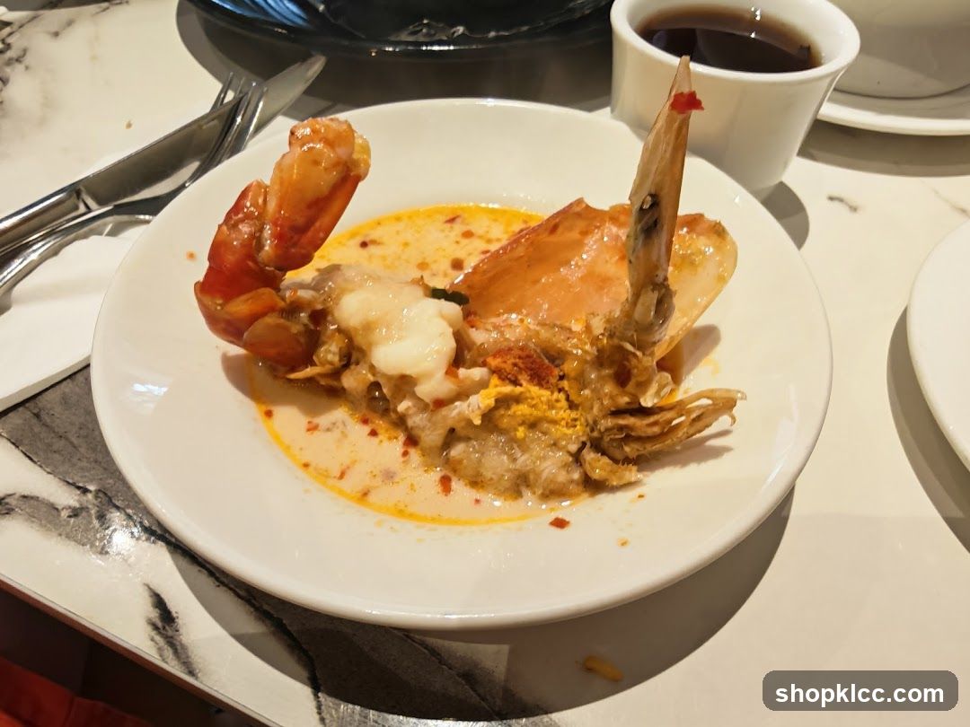 Shrimp dish with sauce