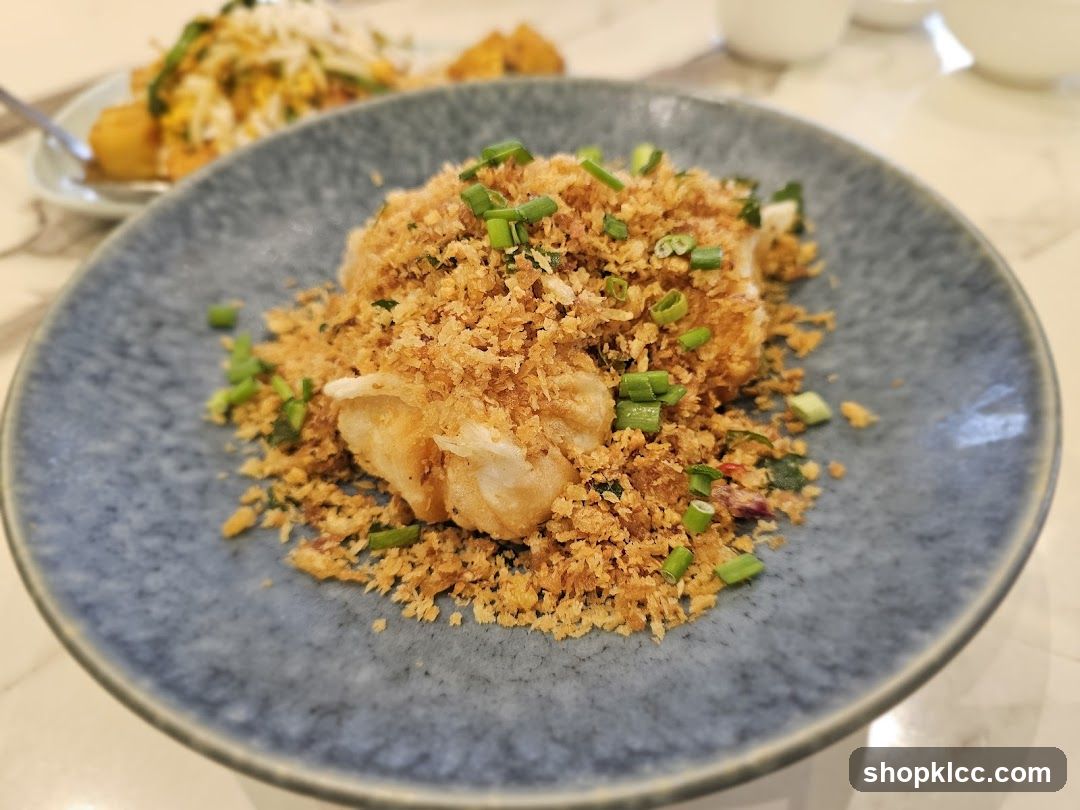 Crispy Fried Dish with Scallions