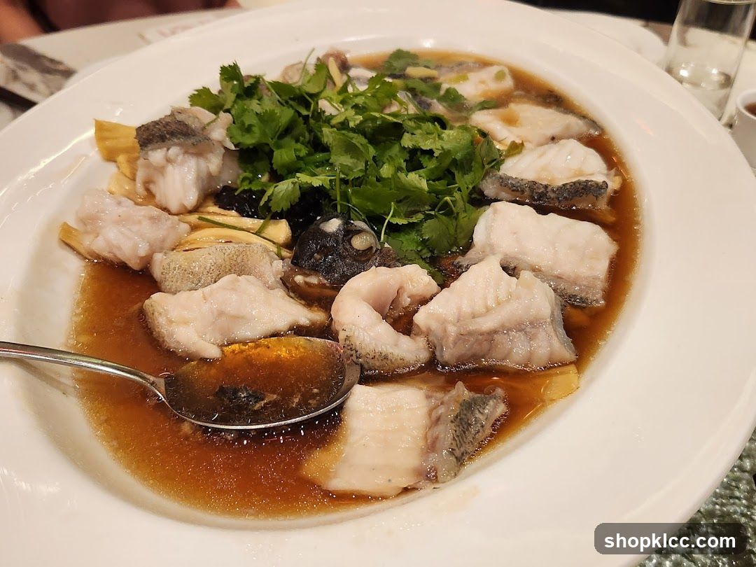 Steamed Fish Dish