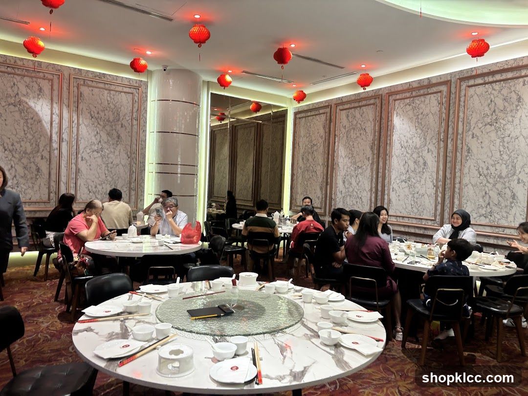 Restaurant Interior with Diners