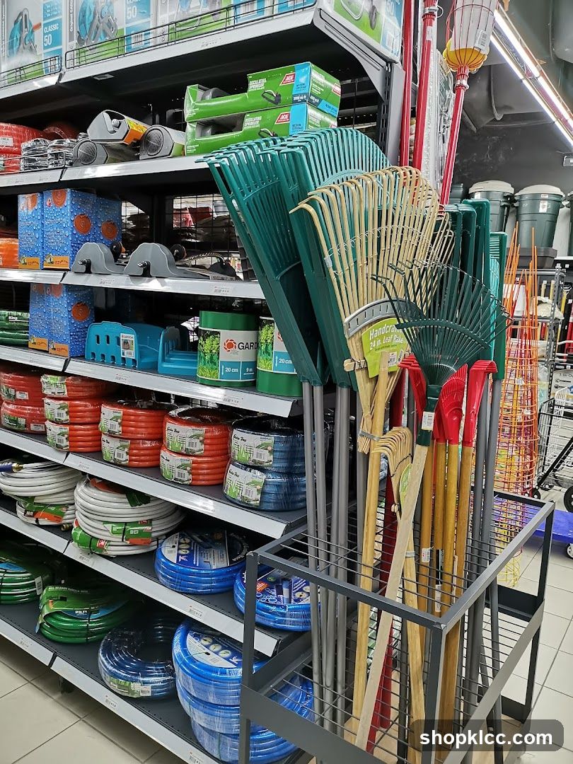 Garden Tools and Supplies Aisle