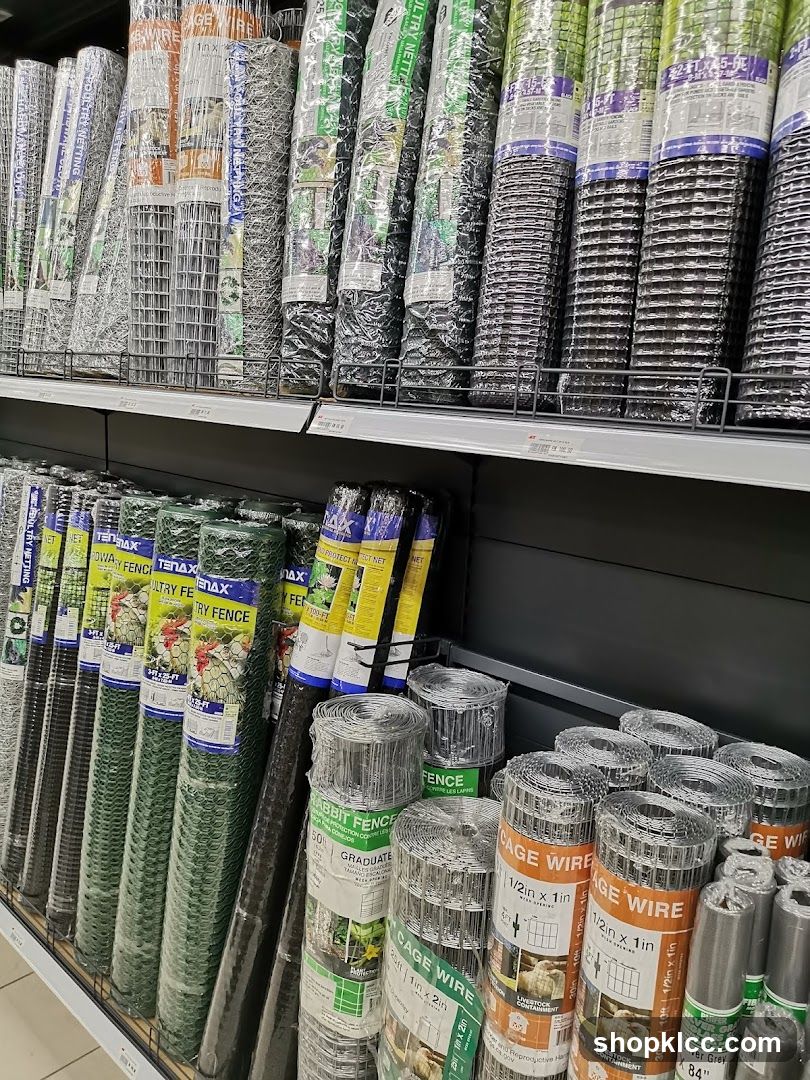 Hardware Store Wire Fencing Display