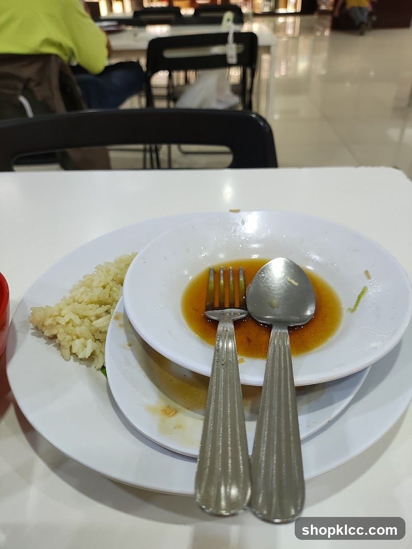 Dish with Rice and Sauce