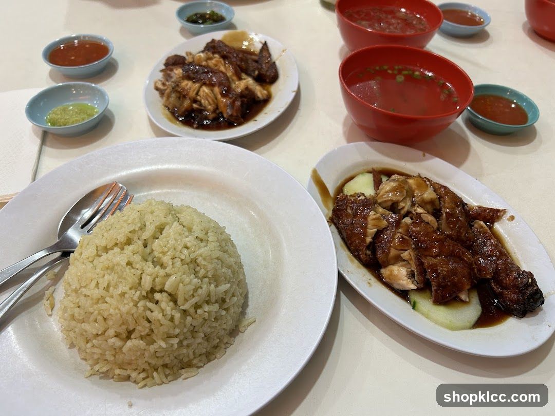 Hainanese Chicken Rice Meal