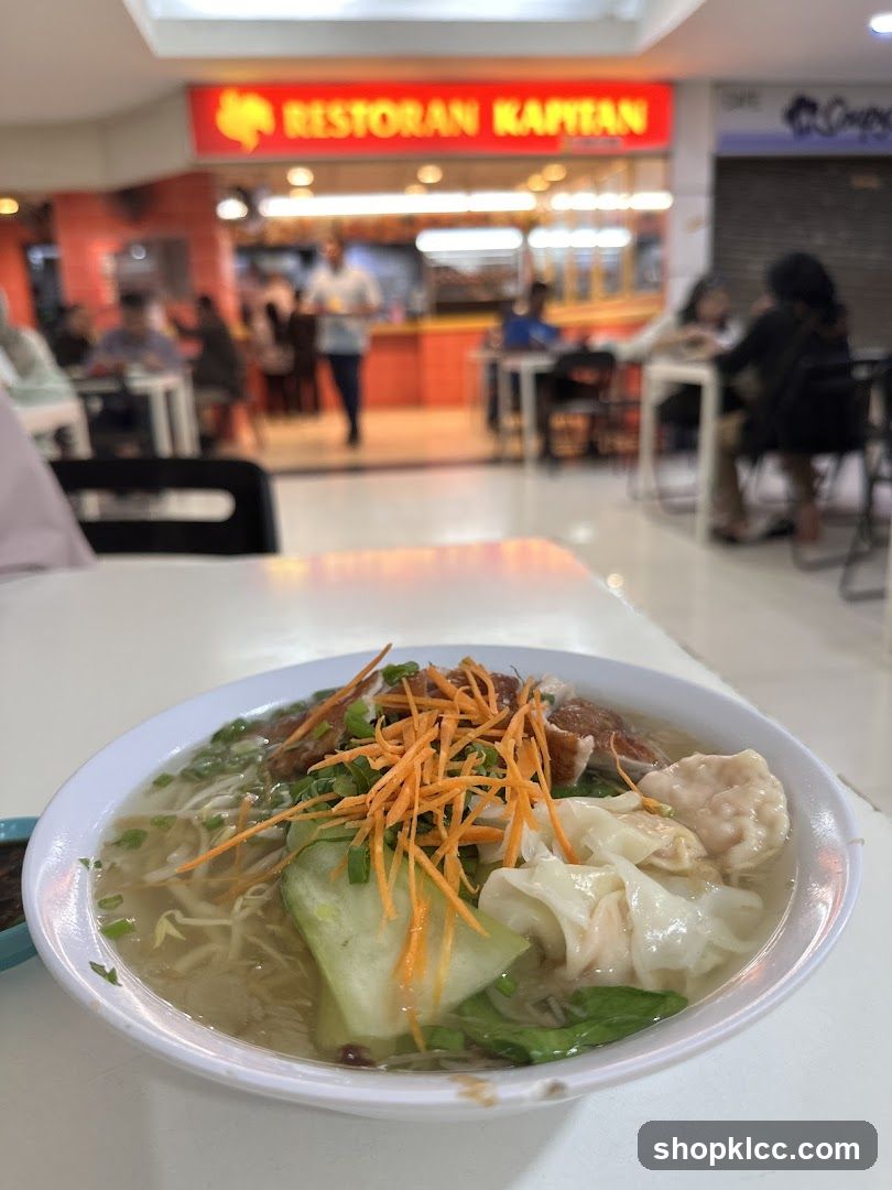 Noodle Bowl in Food Court