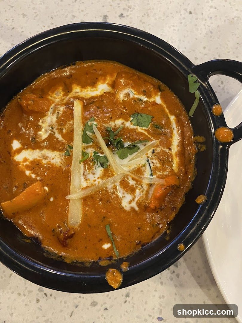 Curry Dish in Black Bowl