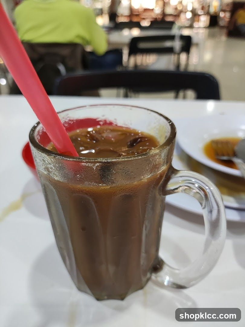 Iced Coffee in Glass Mug
