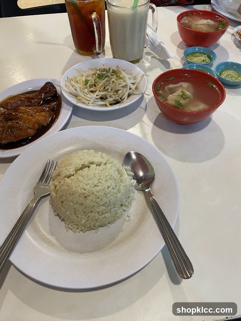 Dining Table with Chinese Food