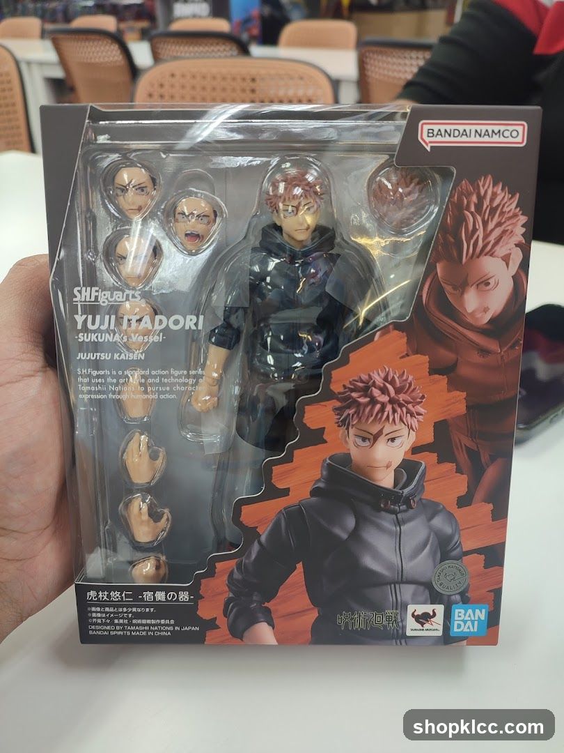 Jujutsu Kaisen Yuji Itadori SHFiguarts action figure box