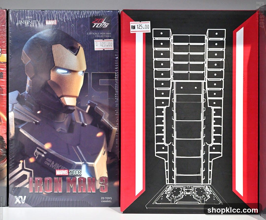 Iron Man 3 and Iron Man 2 Toy Boxes