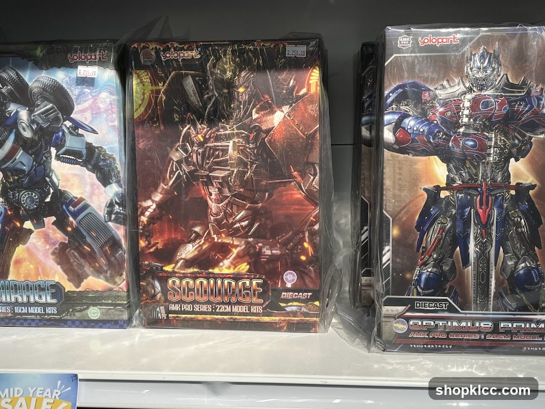 Transformers Diecast Model Kits Display