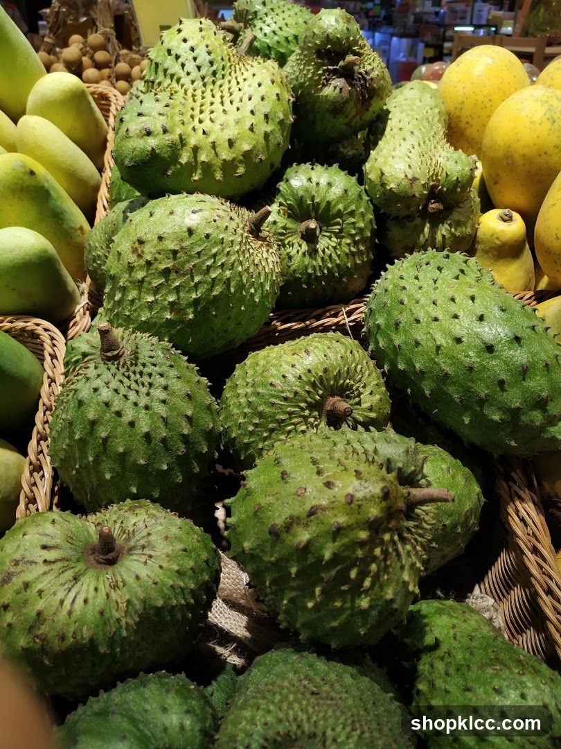 Sugarcane and Tropical Fruits Display