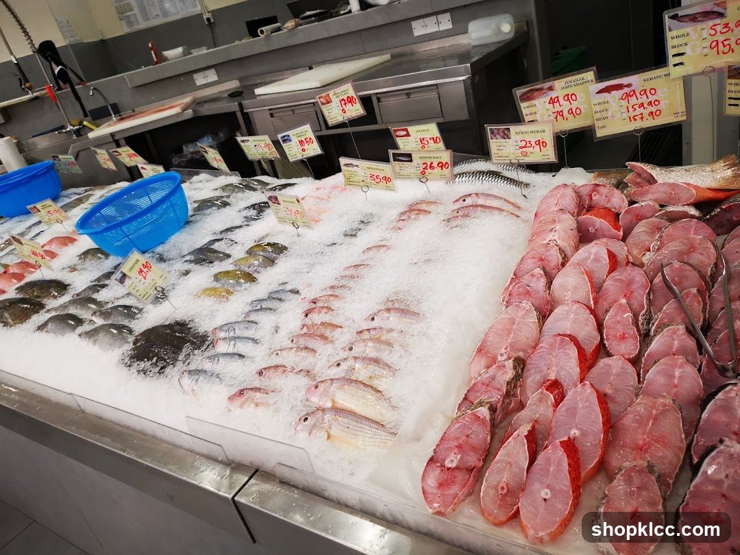 Fresh Fish Market Display