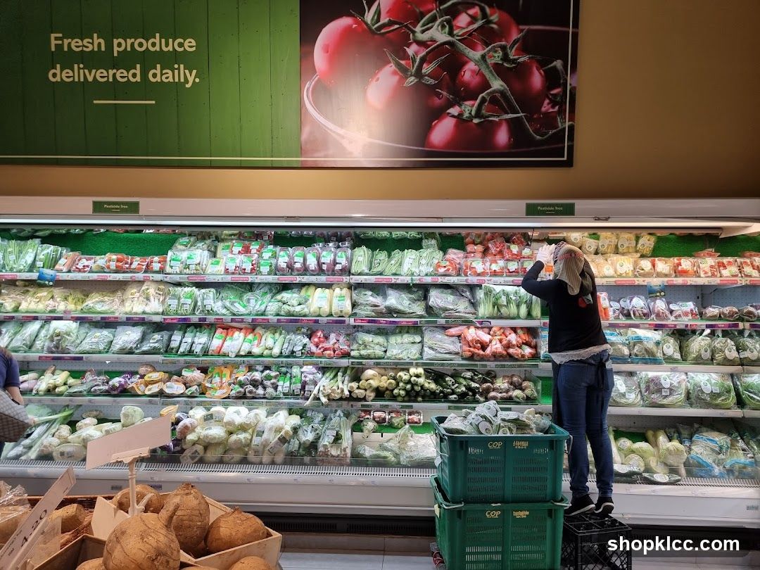 Grocery Store Produce Section
