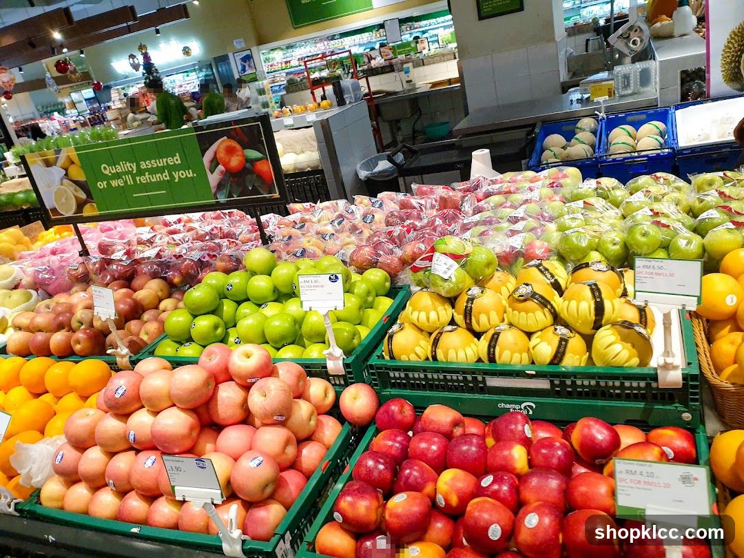 Fruit Display in Grocery Store