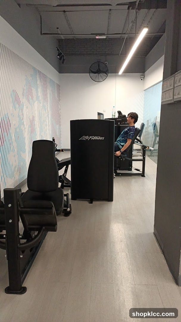Gym Interior with Equipment
