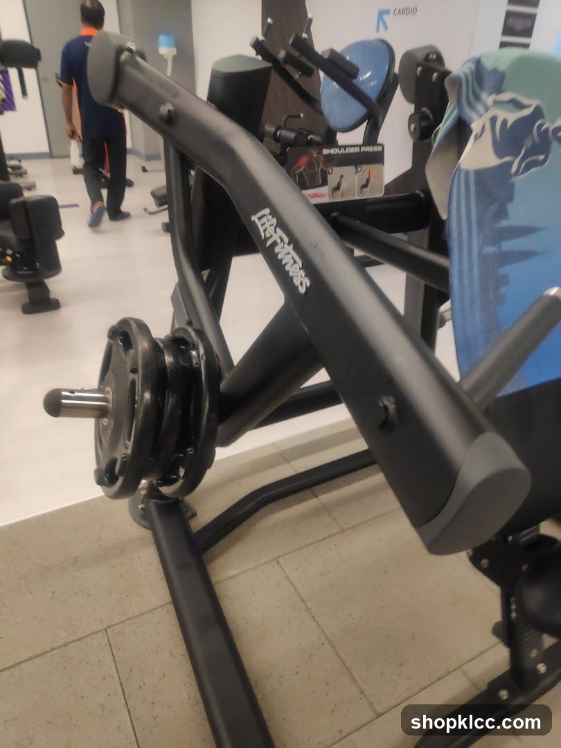 Gym Interior with Weight Machine