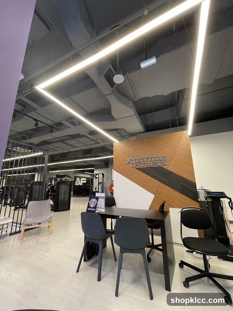 Anytime Fitness Interior Reception Area
