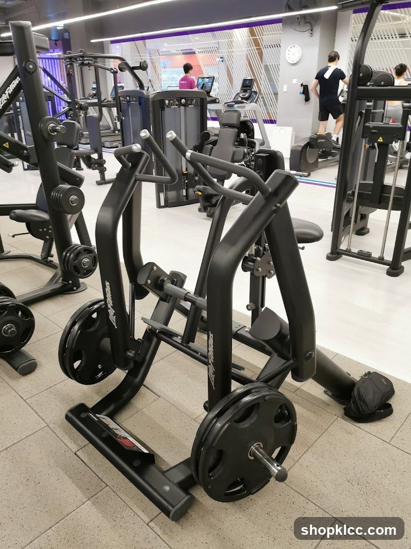 Gym Interior with Exercise Equipment
