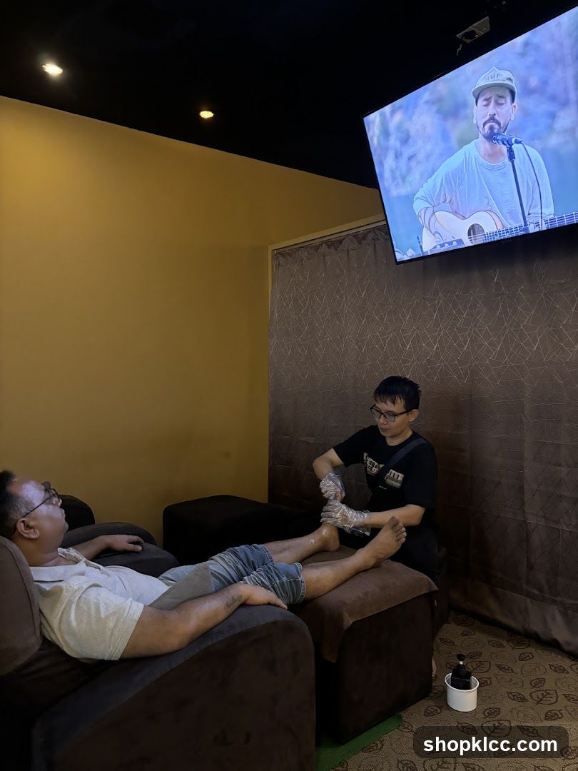 Spa Room Interior with Music Video