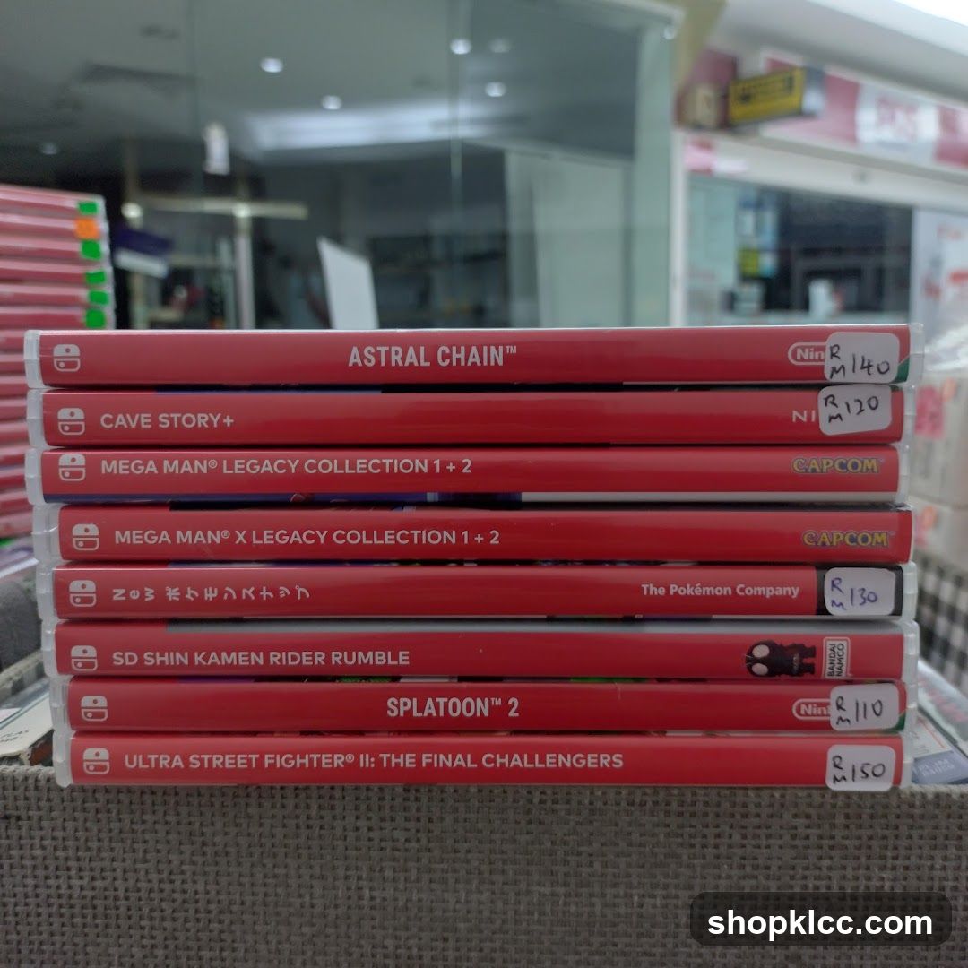Stack of Nintendo Game Cartridges