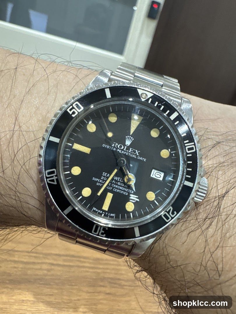 Rolex Submariner on wrist