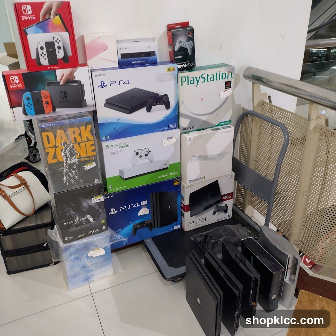 Gaming Consoles Display