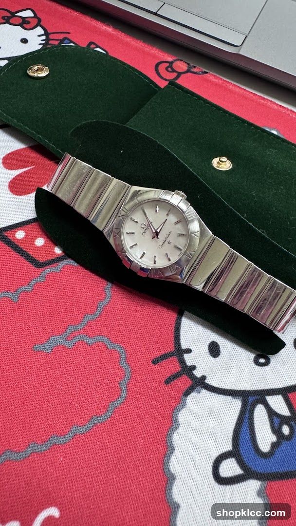 Omega Watch on Velvet Case