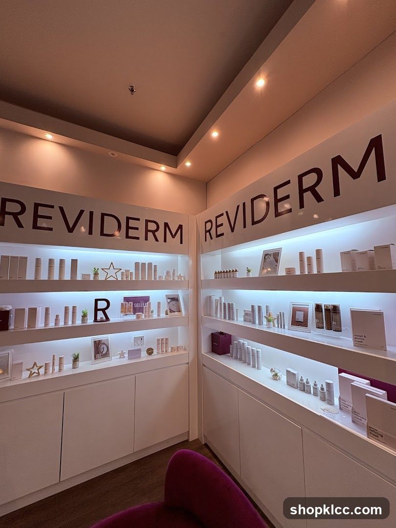 Reviderm Product Display