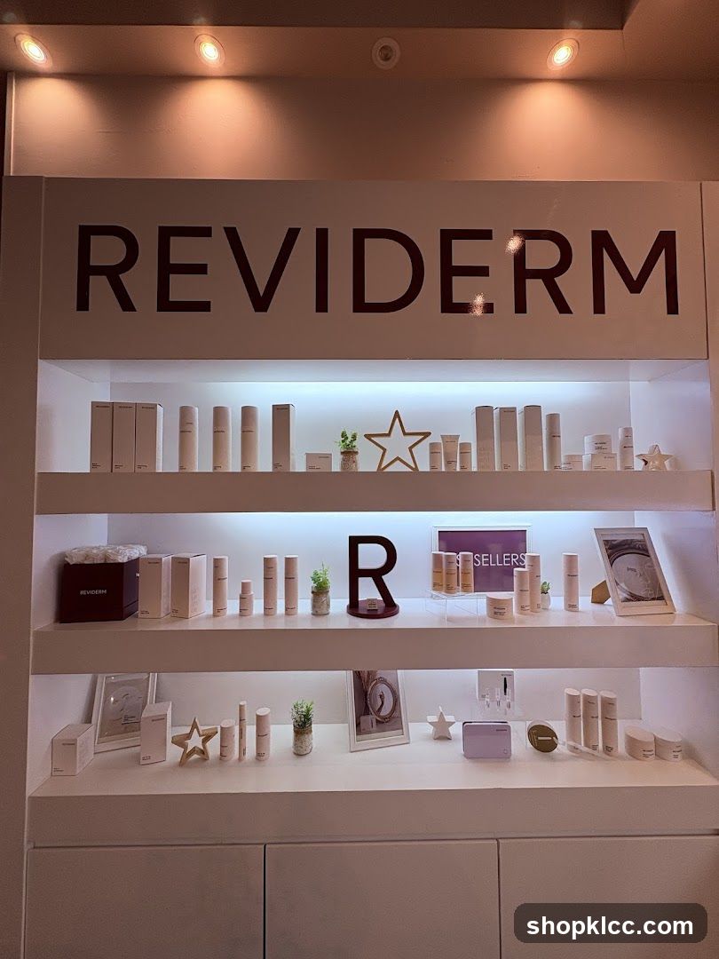 Reviderm Product Display