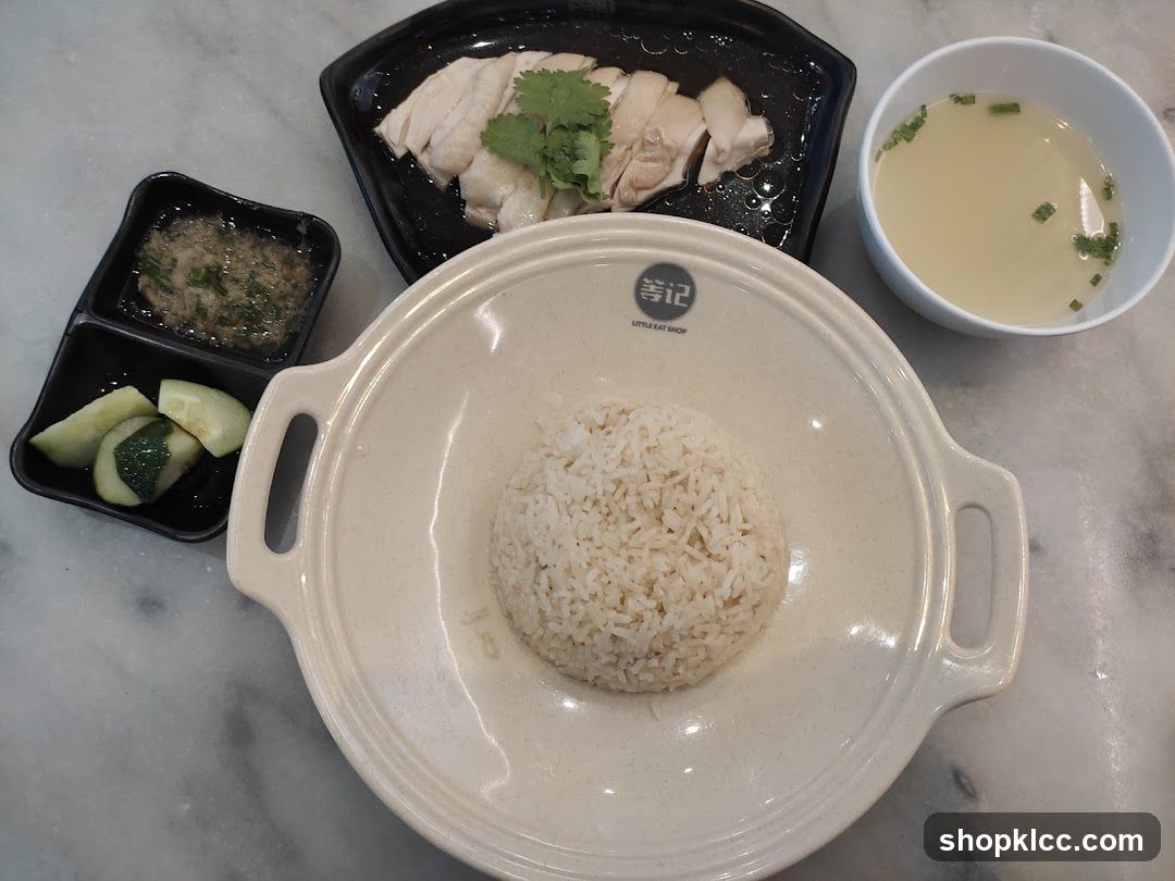 Hainanese Chicken Rice Meal