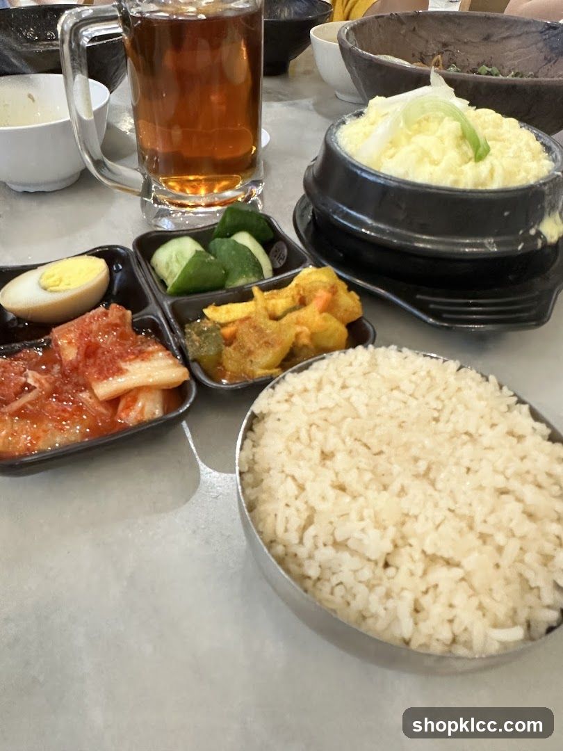 Korean Meal Spread