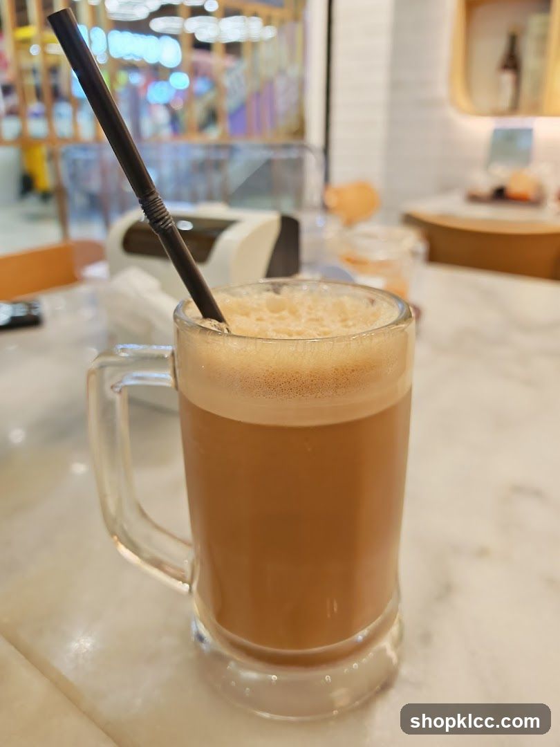 Iced Coffee in Glass Mug