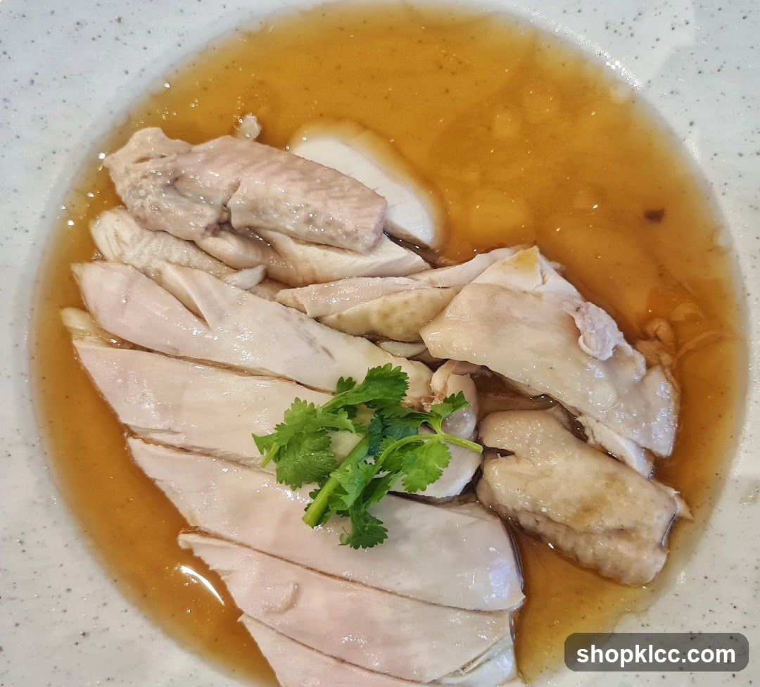 Steamed Chicken with Sauce