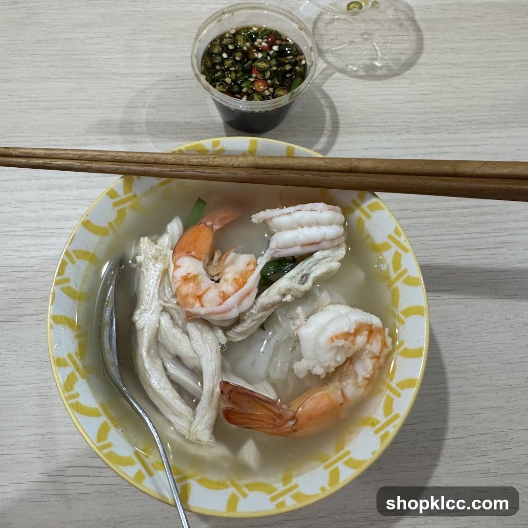 Shrimp Noodle Soup Bowl