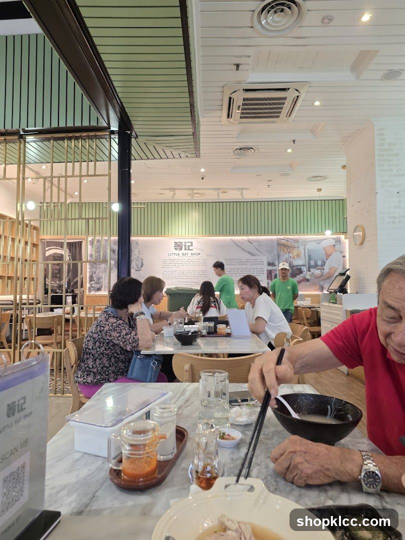 Dining at Little Eat Shop