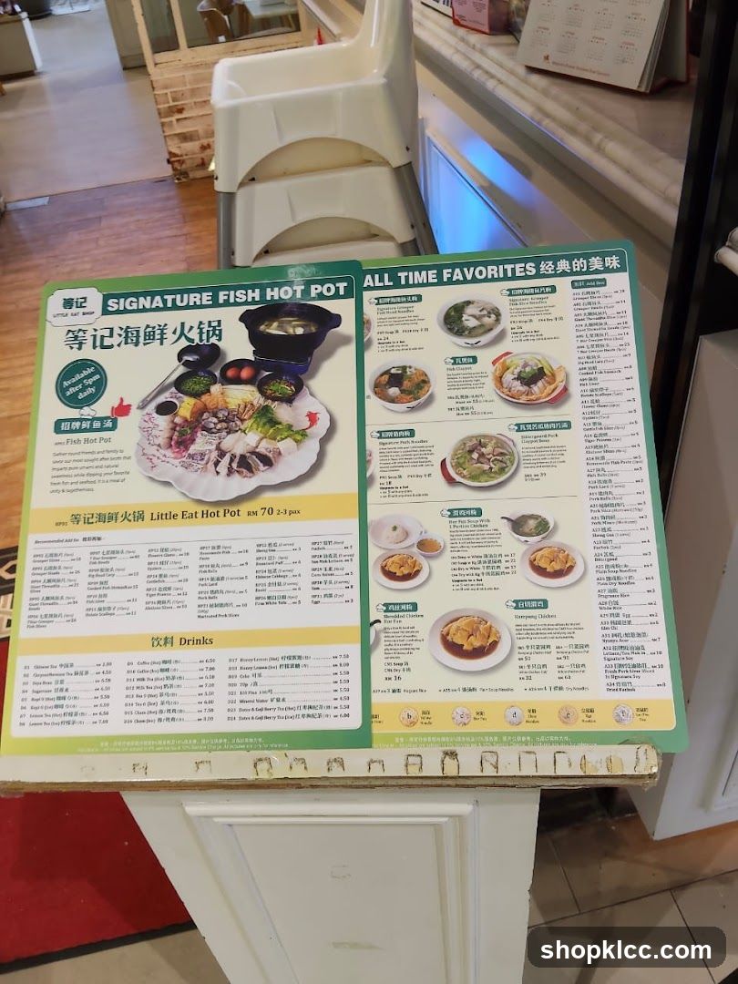 Chinatown Fish Hot Pot Menu