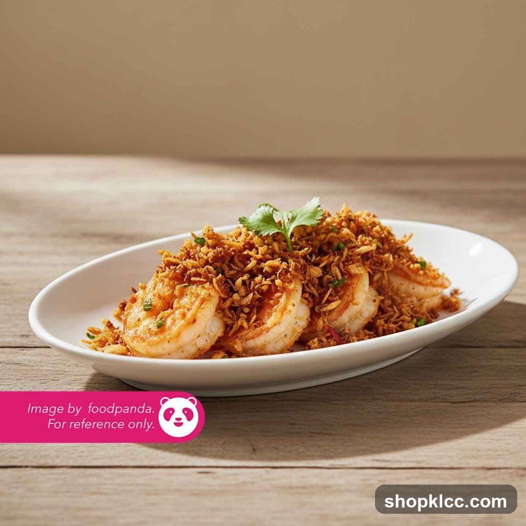 Fried Shrimp with Crispy Topping