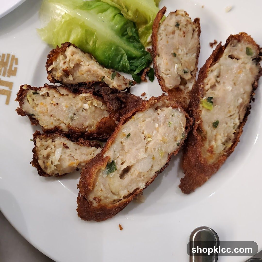 Fried Fish Cakes with Lettuce