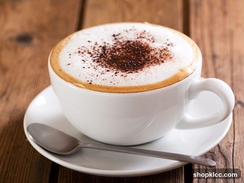 Cappuccino with Cocoa Dusting