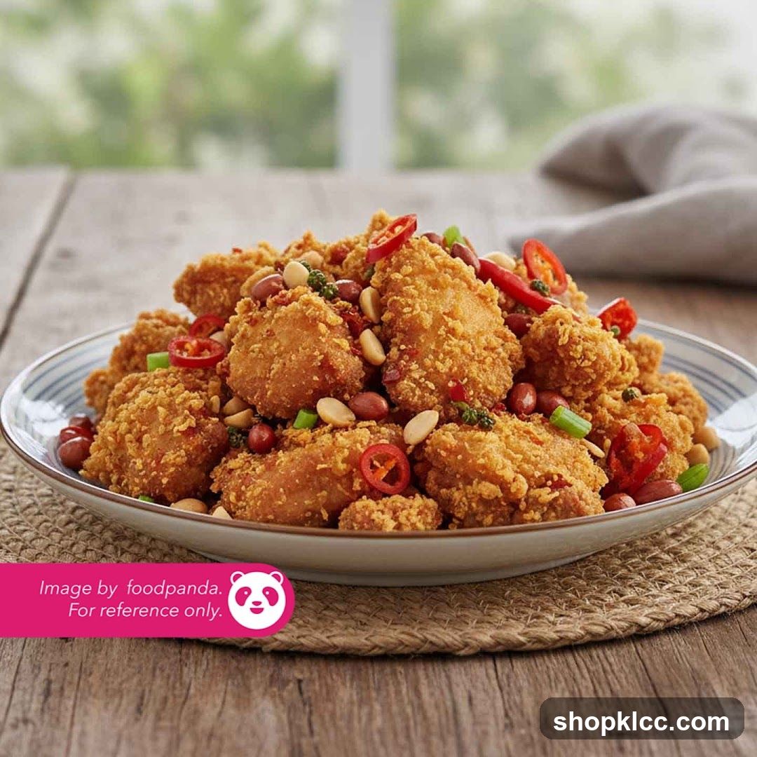 Crispy Fried Chicken with Peanuts and Chili