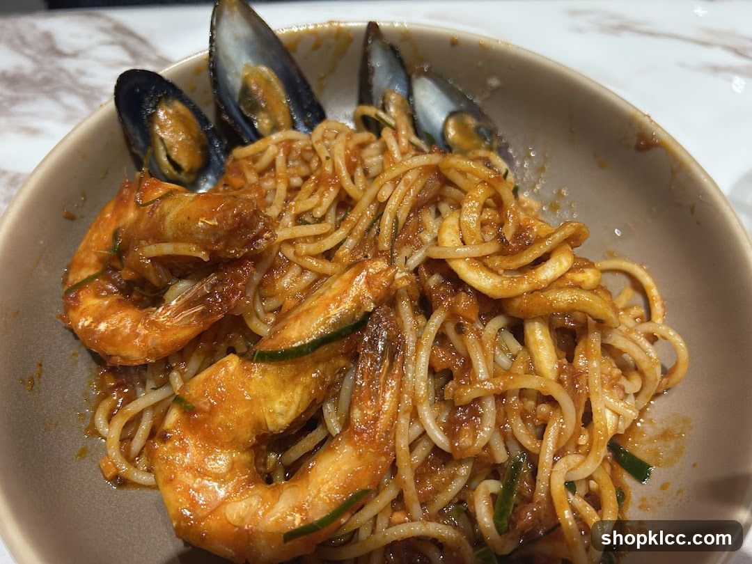 Seafood Pasta with Mussels