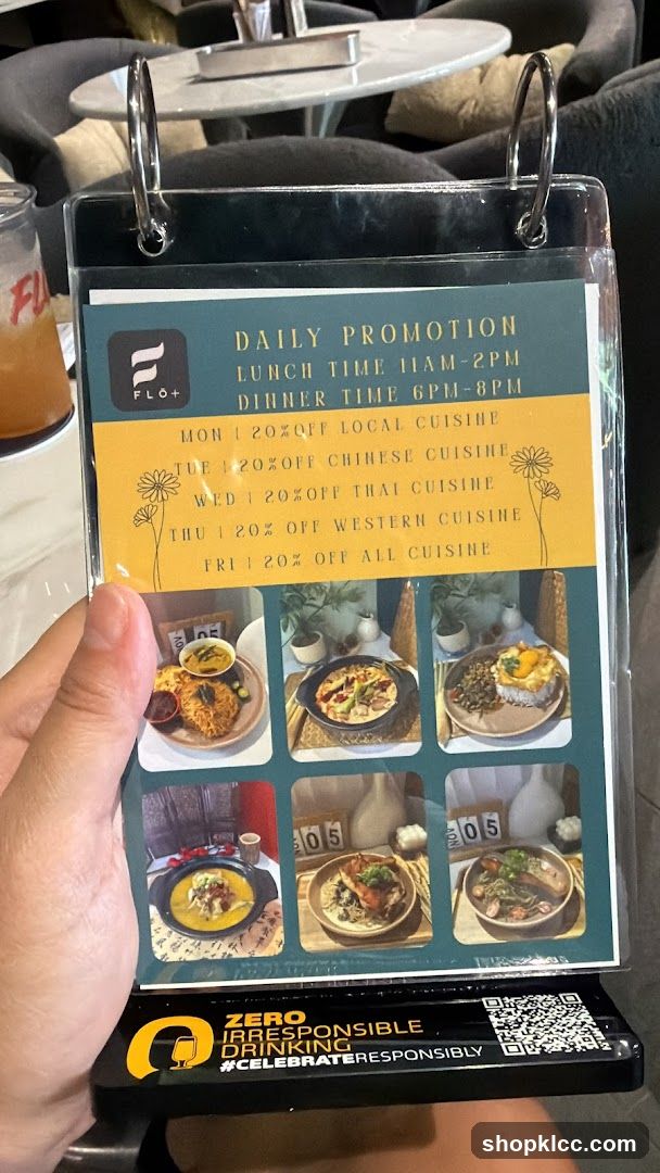 Daily Promotion Menu Board