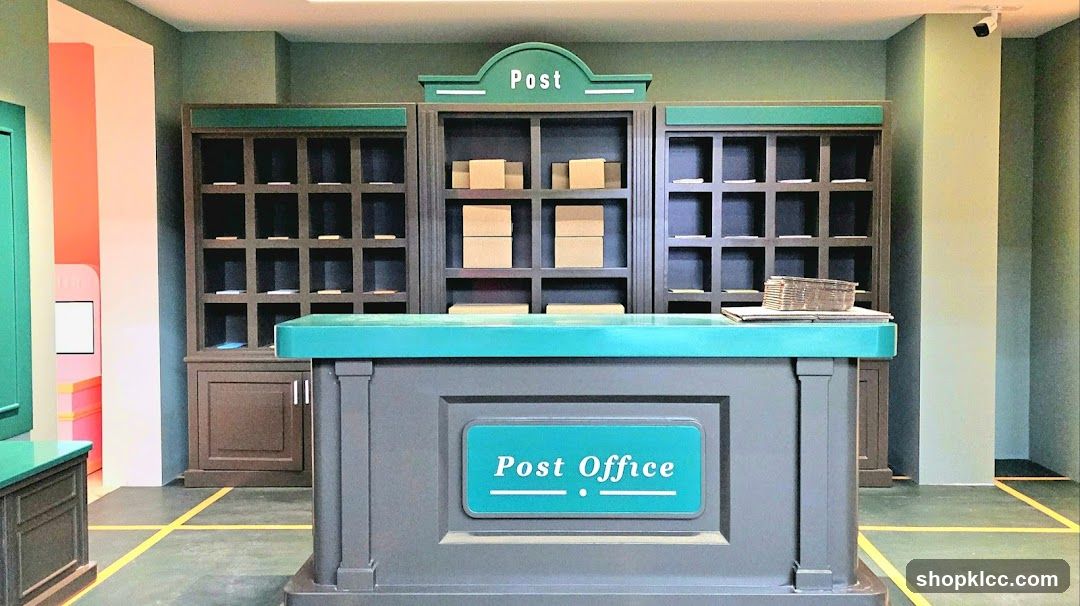 Post Office Interior Scene
