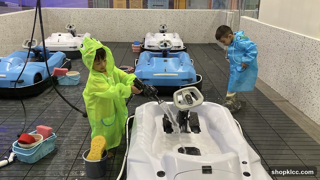 Children Washing Ride-On Cars