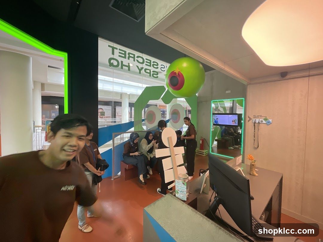 Interior of a themed attraction or shop
