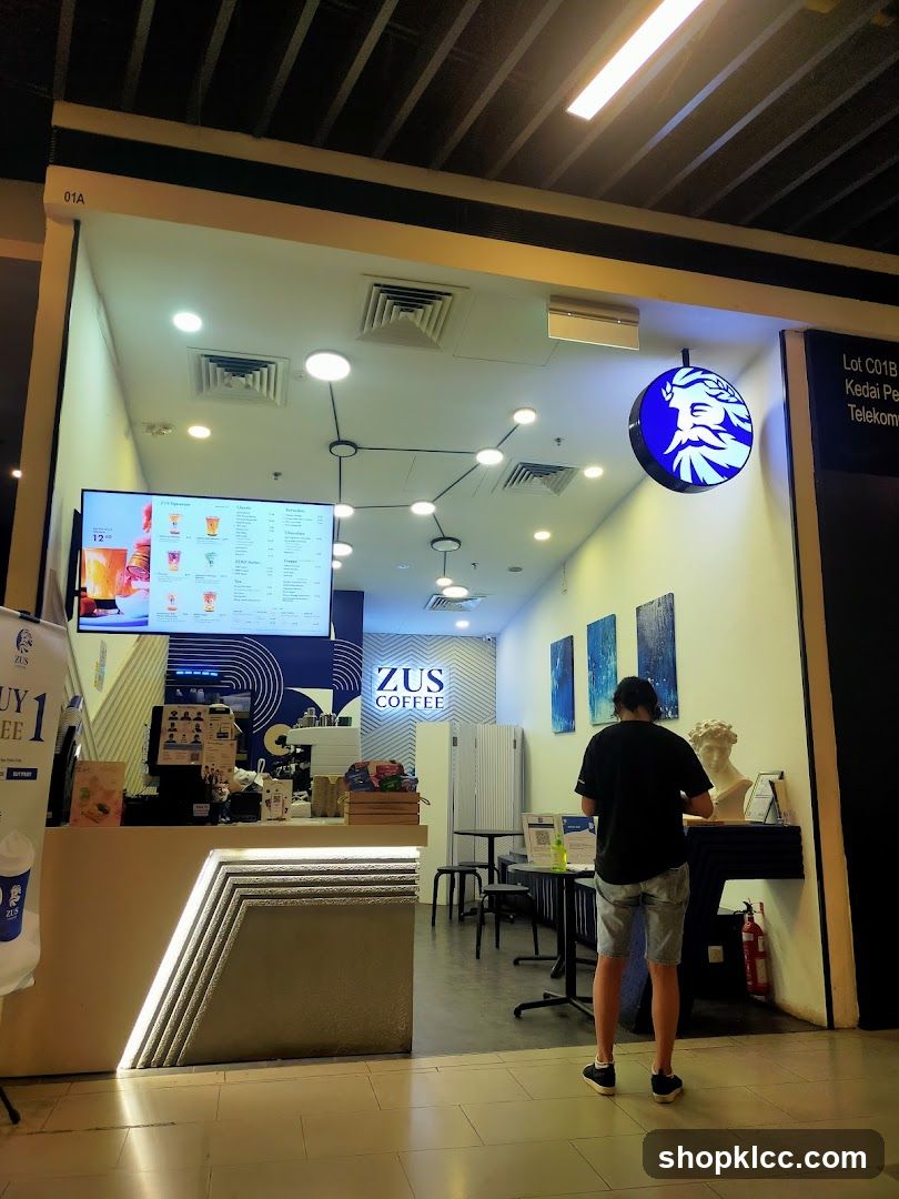 Zus Coffee Interior View