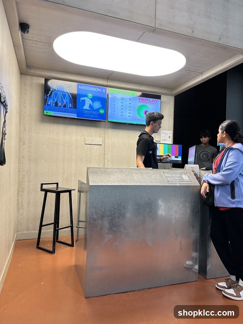 Interactive Game Station Interior